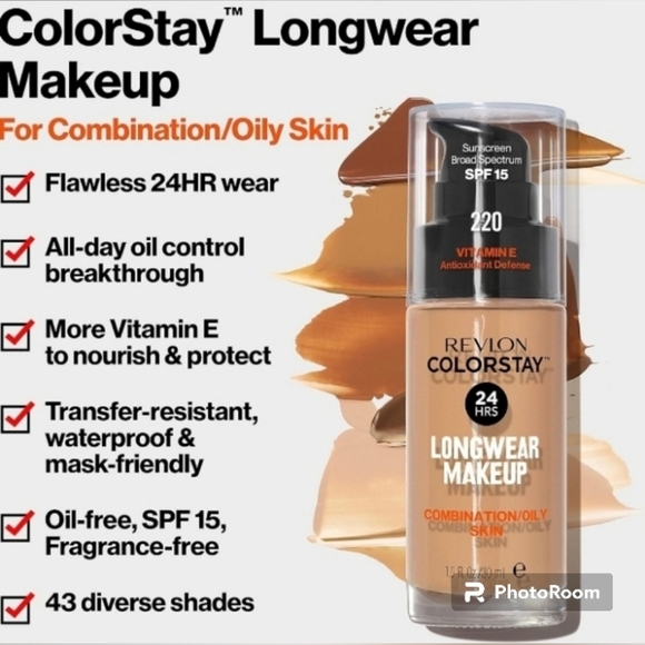 4/$20 Makeup Bundle-Revlon Colorstay Foundation and Japonesque Sakura Sp… - Picture 4 of 15